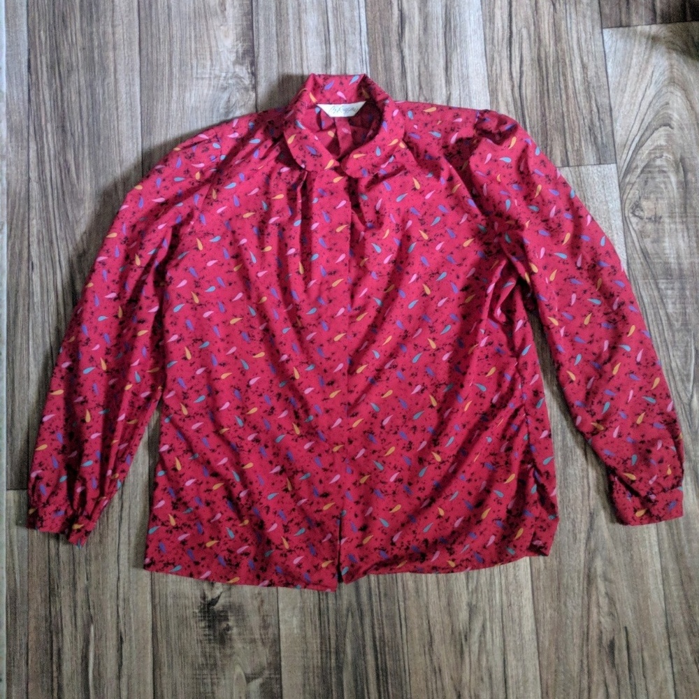 Vintage 80s abstract shirt